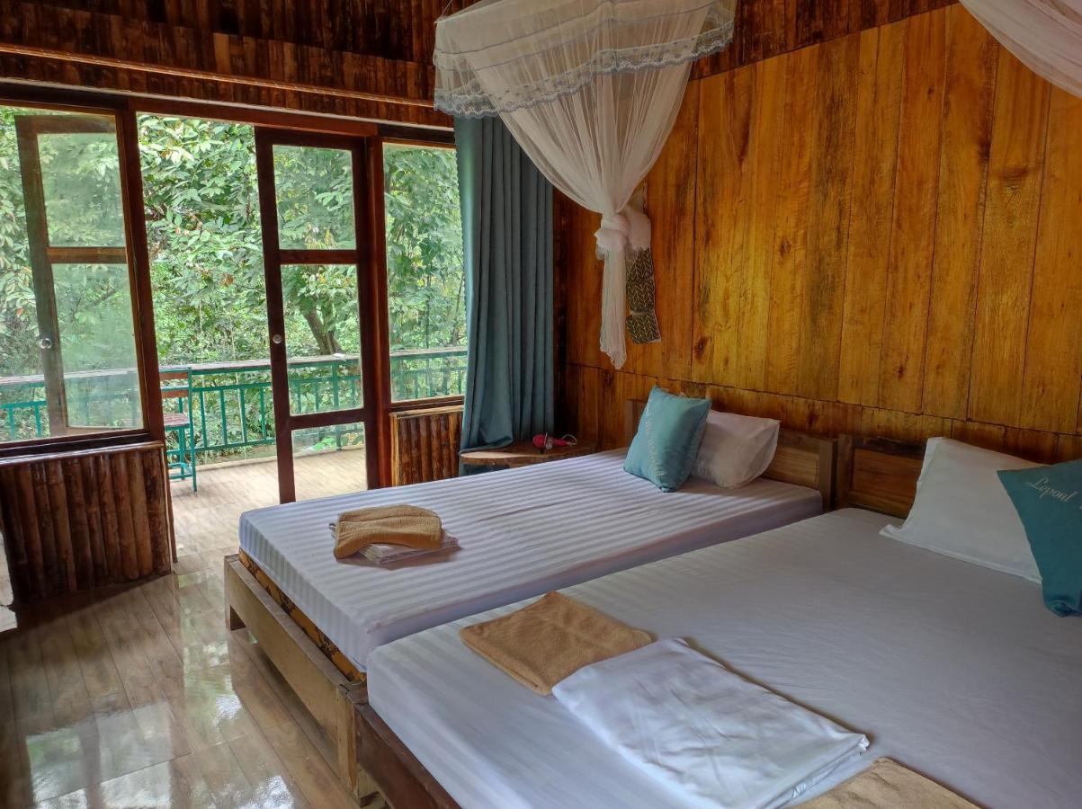 Lepont Mu Waterfall Bungalow Hòa Bình Εξωτερικό φωτογραφία