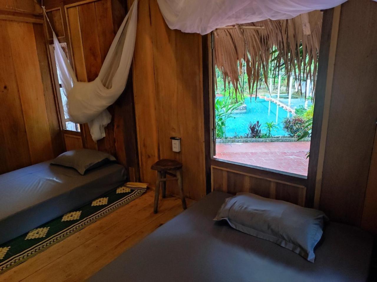 Lepont Mu Waterfall Bungalow Hòa Bình Εξωτερικό φωτογραφία