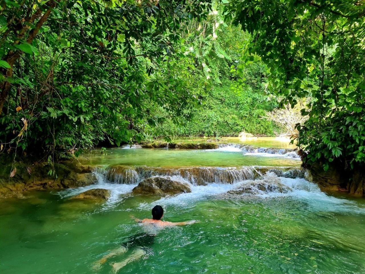 Lepont Mu Waterfall Bungalow Hòa Bình Εξωτερικό φωτογραφία