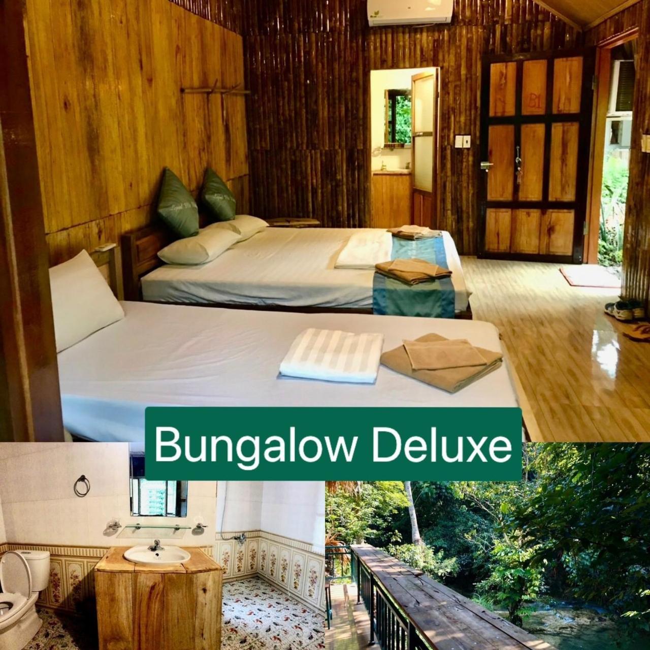 Lepont Mu Waterfall Bungalow Hòa Bình Εξωτερικό φωτογραφία