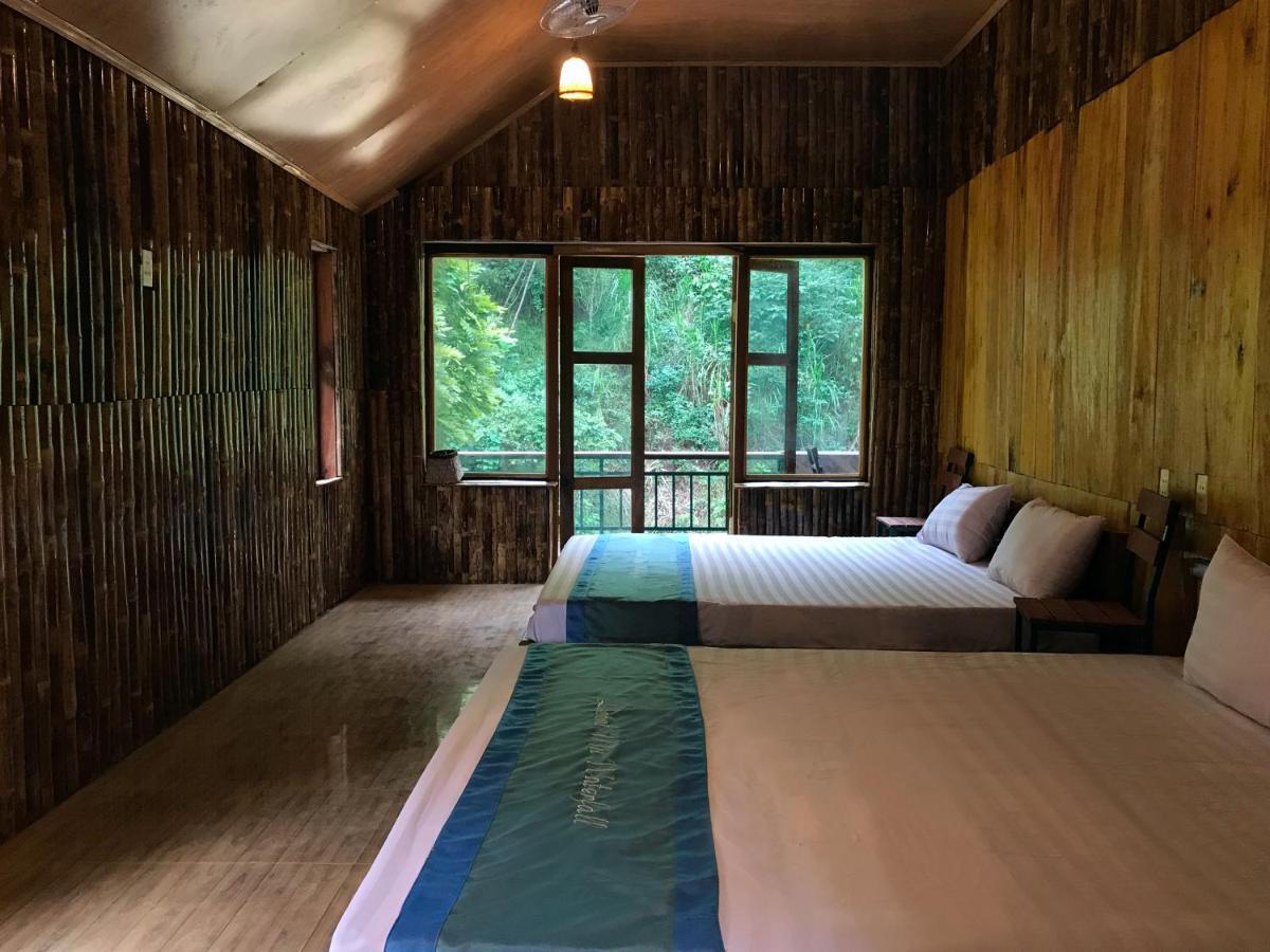 Lepont Mu Waterfall Bungalow Hòa Bình Εξωτερικό φωτογραφία