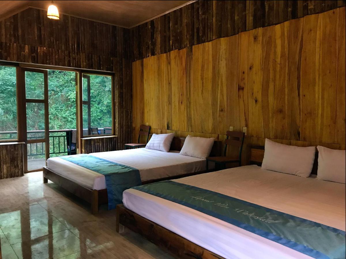 Lepont Mu Waterfall Bungalow Hòa Bình Εξωτερικό φωτογραφία