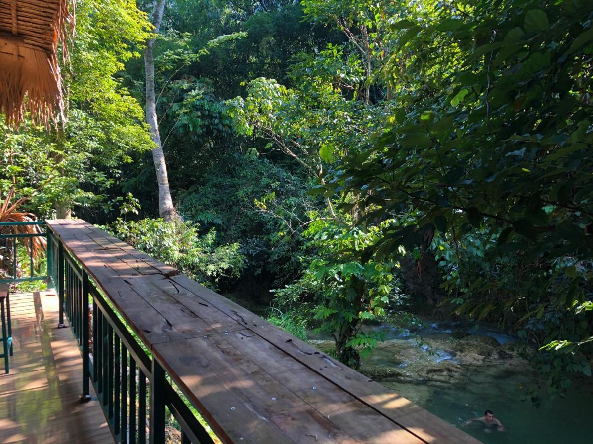 Lepont Mu Waterfall Bungalow Hòa Bình Εξωτερικό φωτογραφία